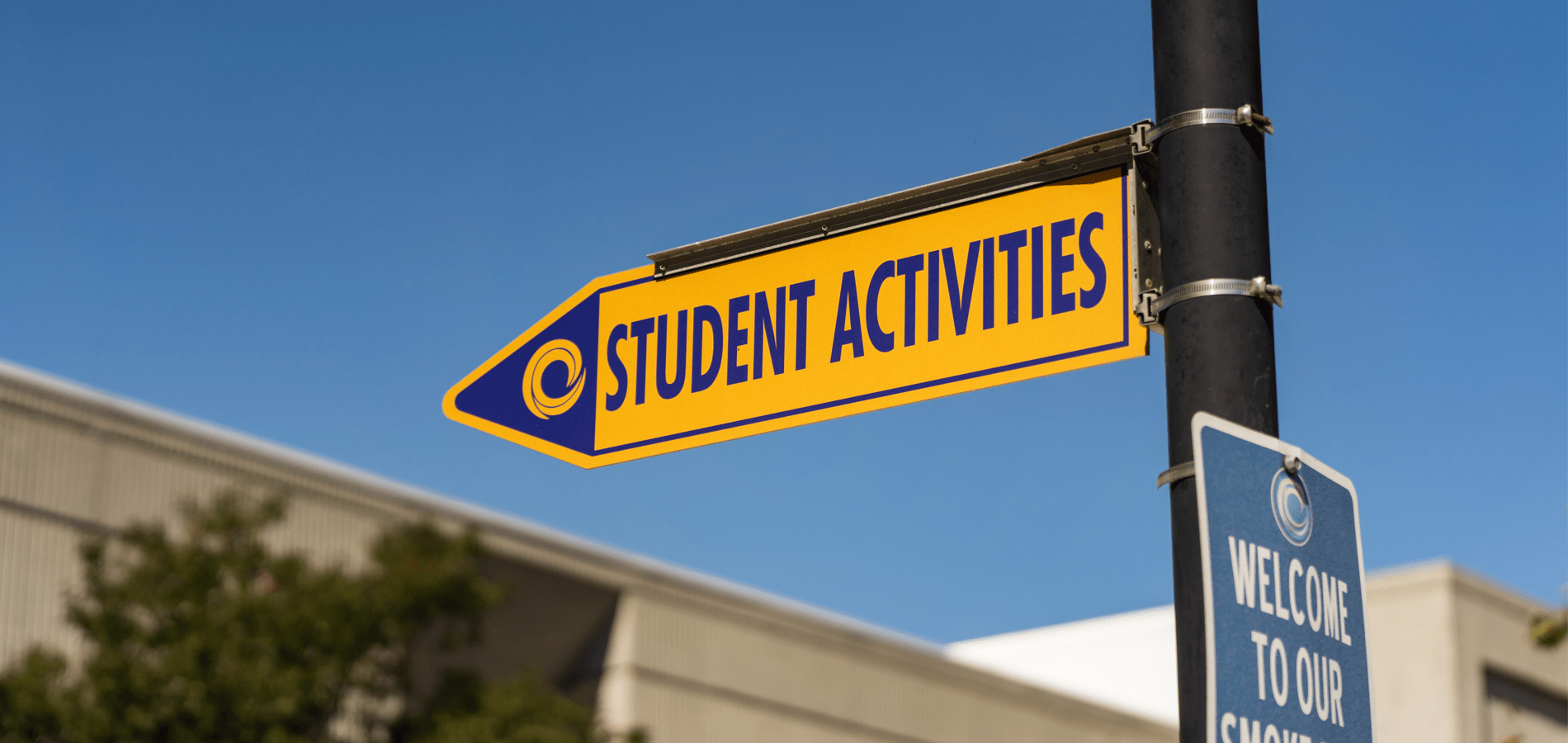 student activities sign