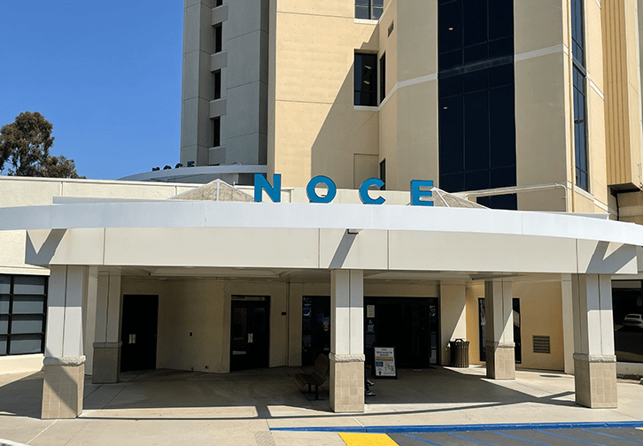 NOCE sign outside building