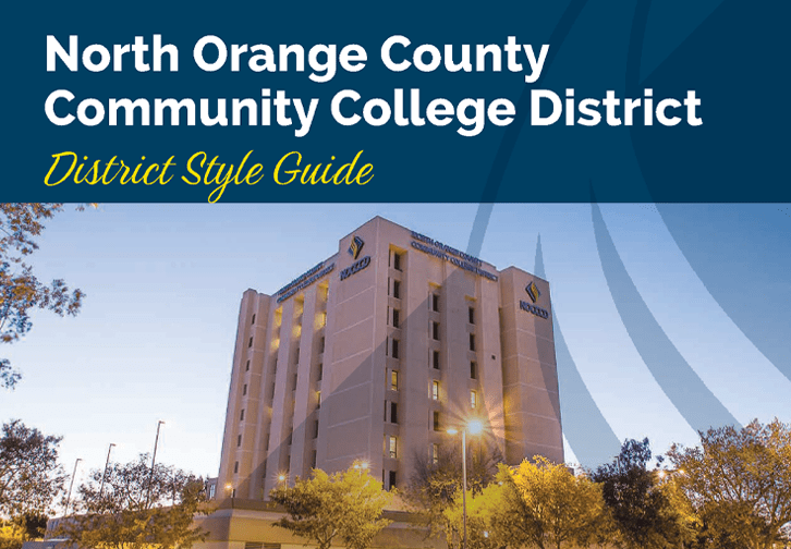 North Orange County Community College District Style Guide