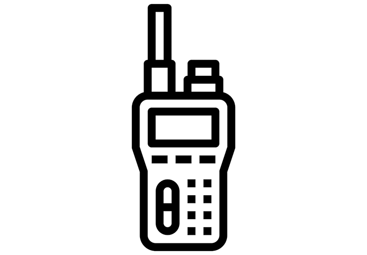 walkie talkie vector icon