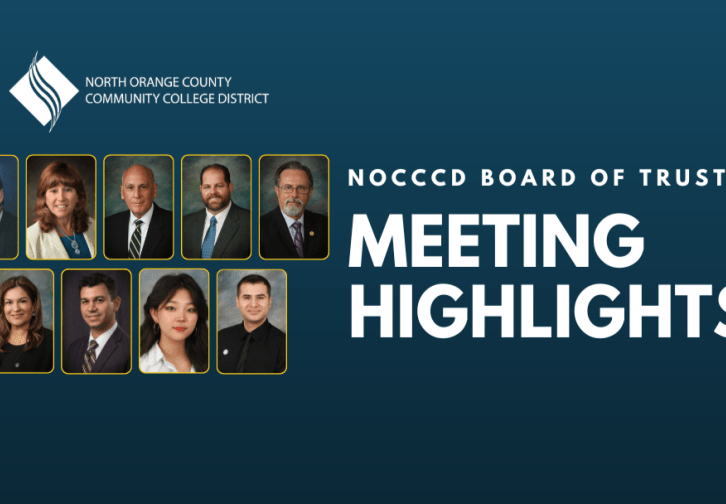 Board Highlights header featuring portraits of each Board member